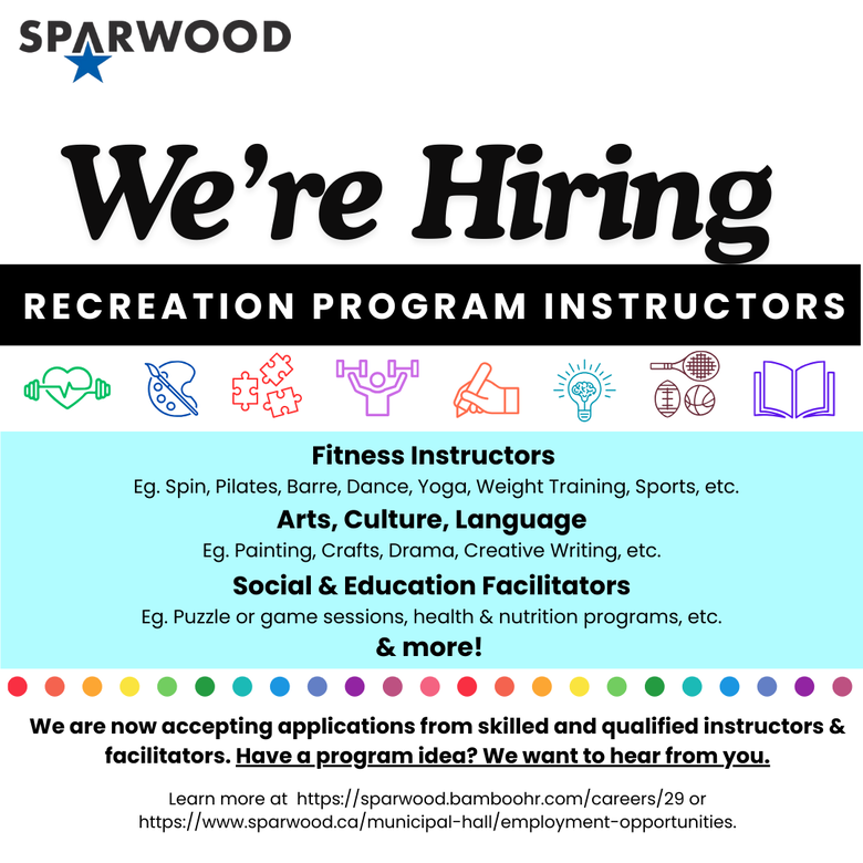 Recreation Program Instructors (Contract)